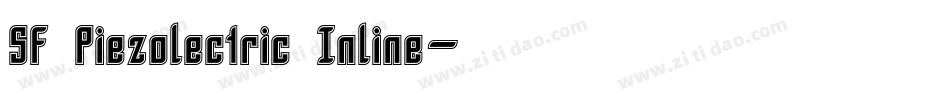 SF Piezolectric Inline字体转换